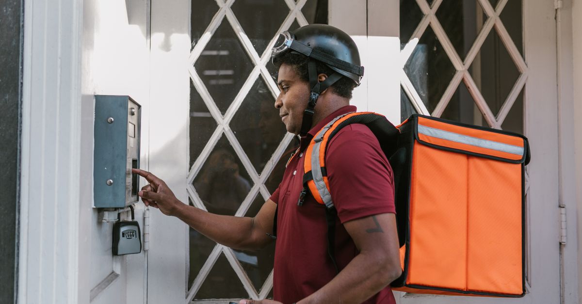 locksmith unlocking front door — Blythewood Locksmiths